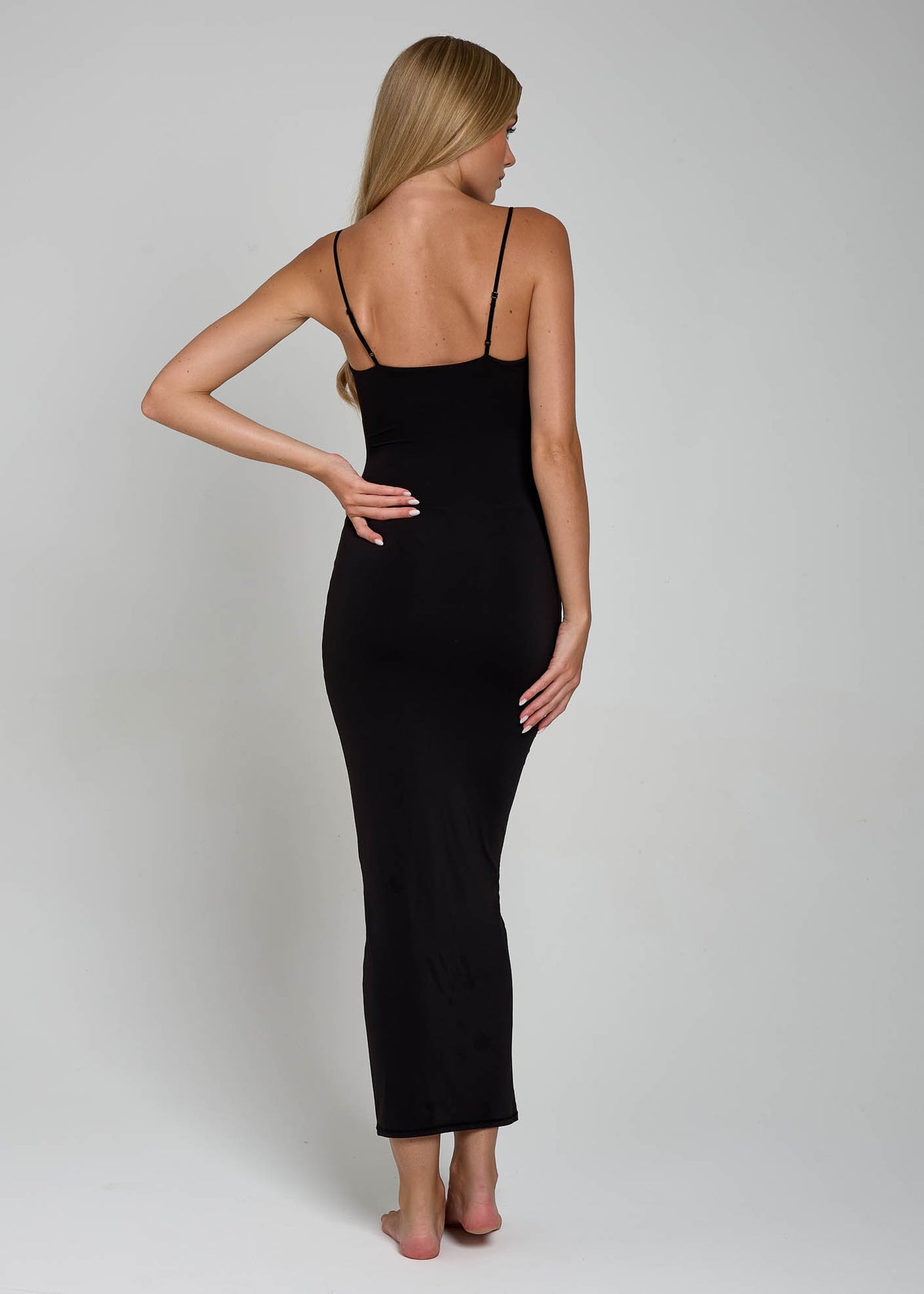 Second Skin Long Slip Dress