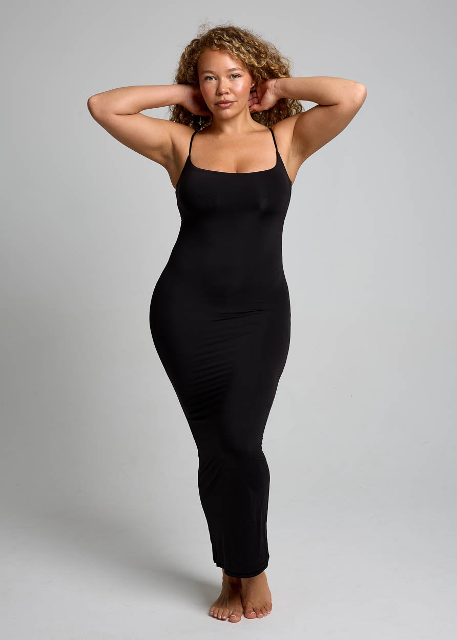 Second Skin Long Slip Dress