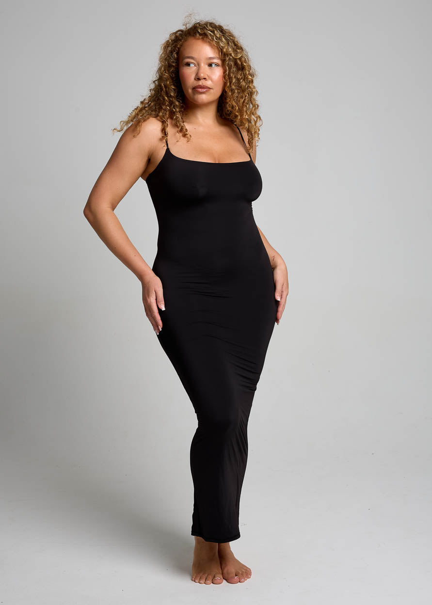 Second Skin Long Slip Dress