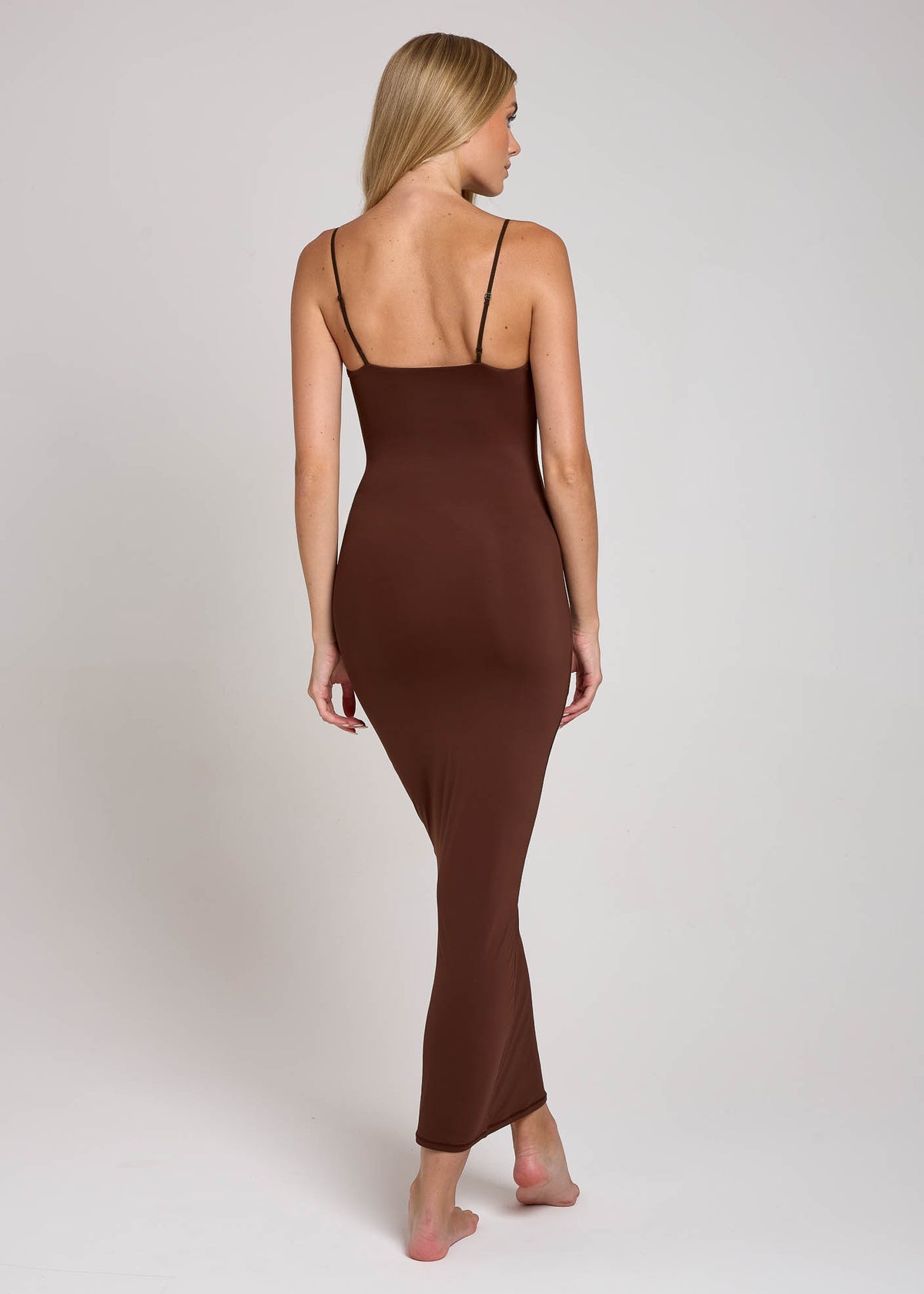 Second Skin Long Slip Dress