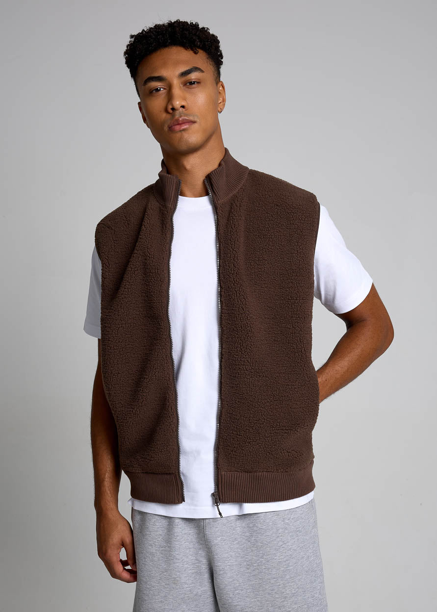 Zip-Up Gilet Mens